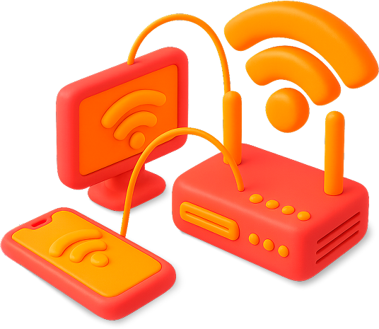 Dispositivos conectados via Wi-Fi 6